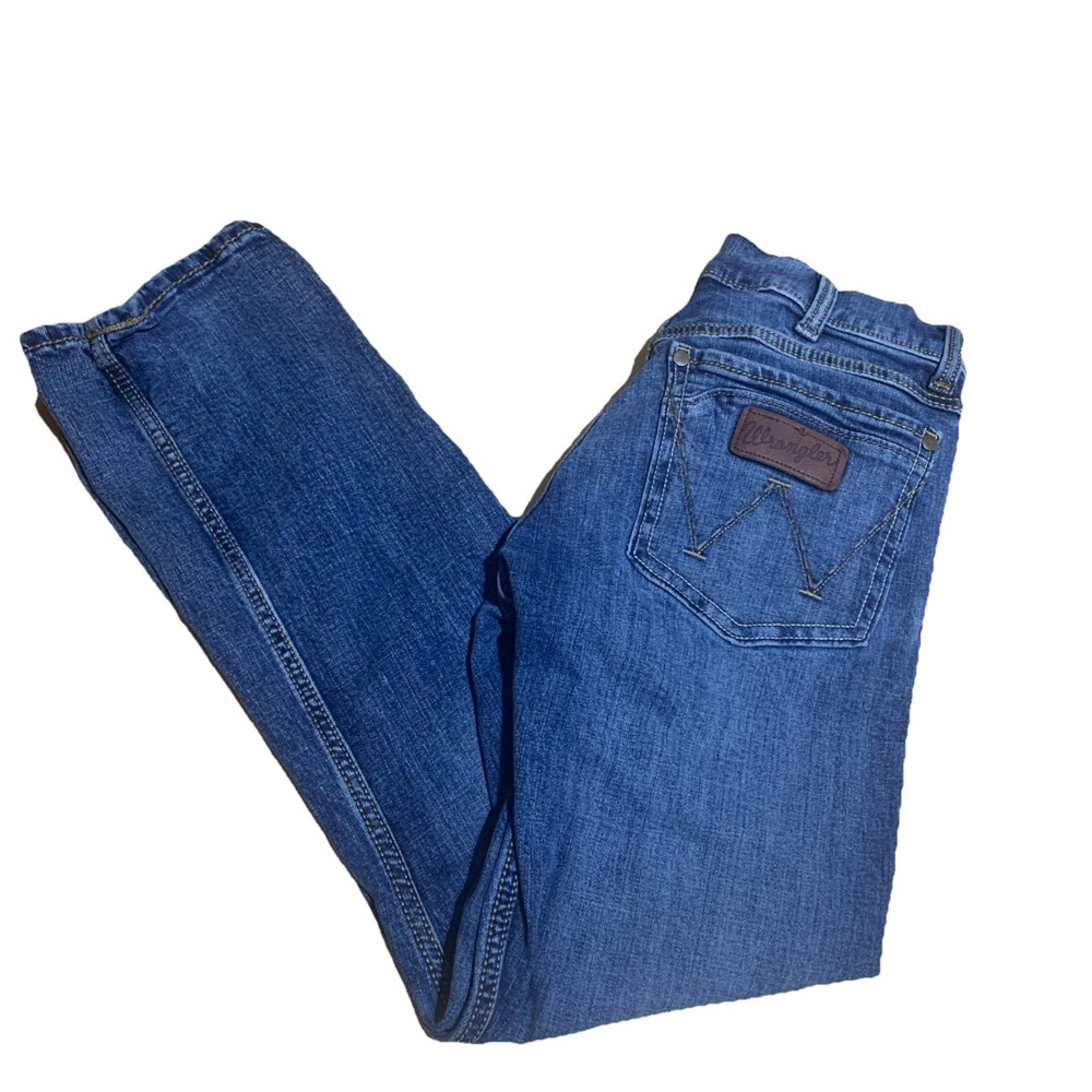 Wrangler Retro Jeans Mens 29x30 Blue Slim Straight